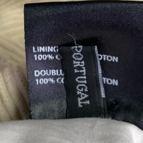 HAIDER ACKERMANN Size M Khaki Corduroy Cotton Blend Cropped Casual Pants - Picture 9 of 9